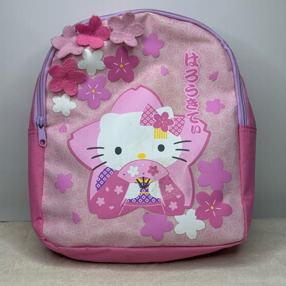 2011 Sanrio Hello Kitty Japan Sakura Cherry Blossom Mini Backpack